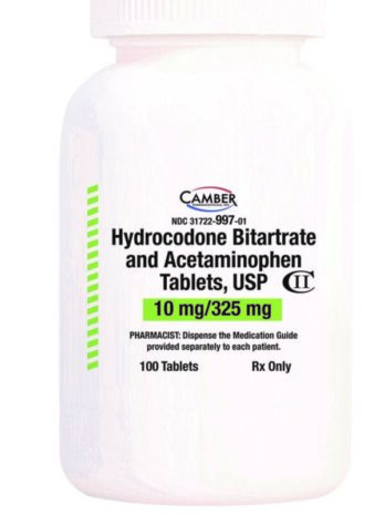 Hydrocodne 10mg/325mg