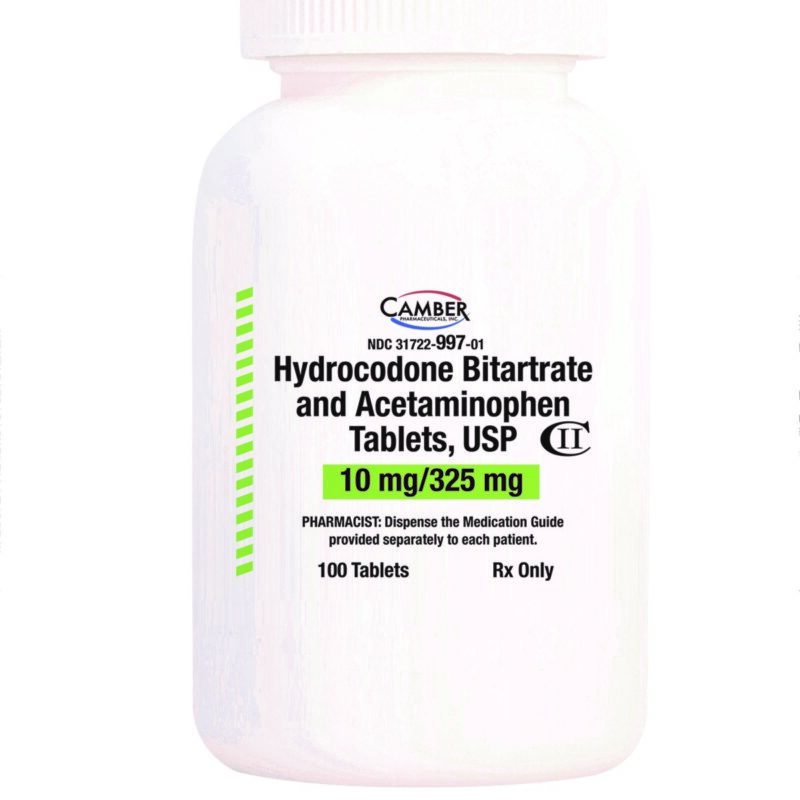 Hydrocodne 10mg/325mg