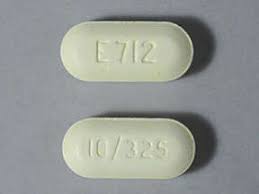Oxycodone Percocet 10/325mg E712
